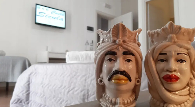 Трёхместный номер Deluxe B&B Costa Sicula