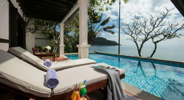 Camera Standard 1 camera da letto vista litorale Son Tra Resort & Spa Danang