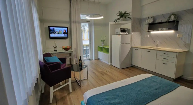 Habitación doble Estándar con balcón 1926 Designed ApartHotel
