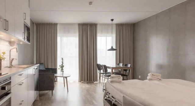 Апартаменты c 1 комнатой с балконом The More Hotel Västra Hamnen