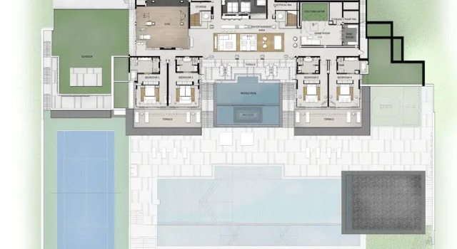 Вилла Luxury с 6 комнатами рядом с пляжем Villa Amaravida