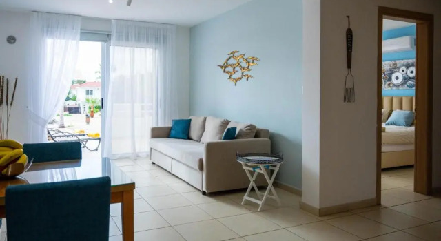 Апартаменты с видом на бассейн Narcissos Nissi Beach Apartment C2