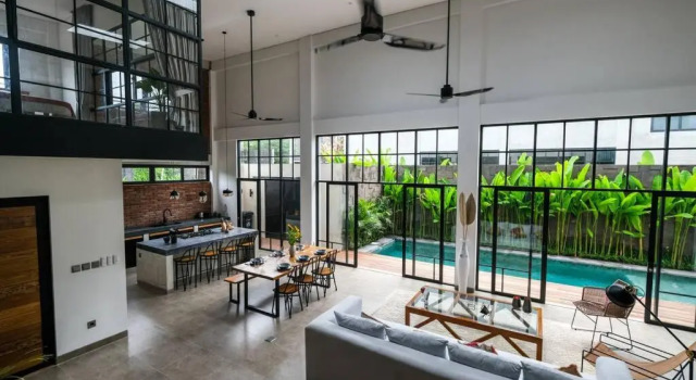 Вилла Modern 3BR loft villa in the heart of Canggu