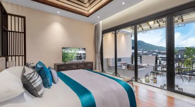 Люкс Nine View Lake Fondney Hot Spring Hotel