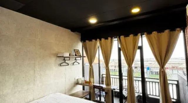 Standardowy dwuosobowy pokój z widokiem na morze Cube Bed Station - Hostel
