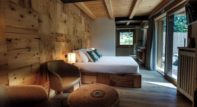 Двухместный номер Luxury с балконом и с видом на горы Agriturismo San Gallo
