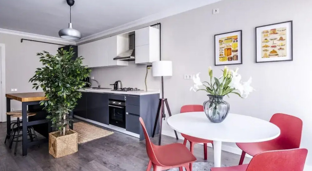 Central Flat With Sleek Interior in Sisli, Забронировать Апартаменты/квартира Апартаменты Стамбула, рядом с Bomontiada, Апартаменты/квартира