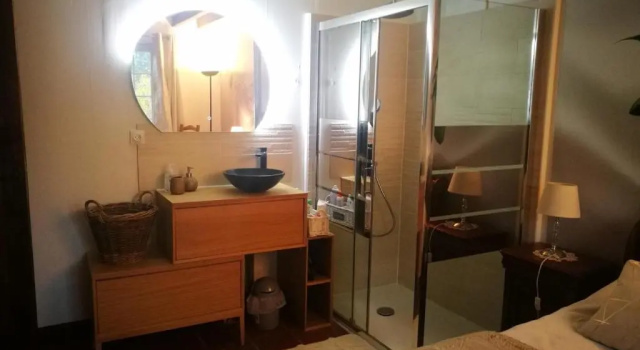 Bahçe manzaralı Standart çift kişilik oda La Grange 41