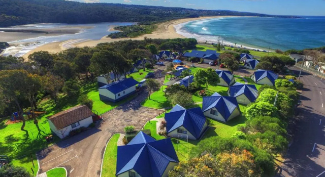 Студия с видом на парк Beach Cabins Merimbula