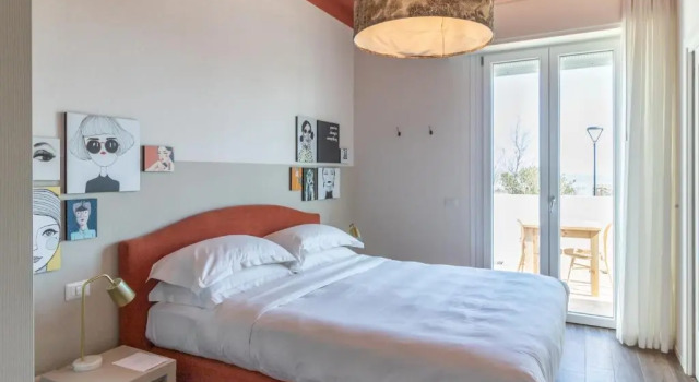 Двухместный номер Standard с балконом и с видом на море LU BOUTIQUE Hotel