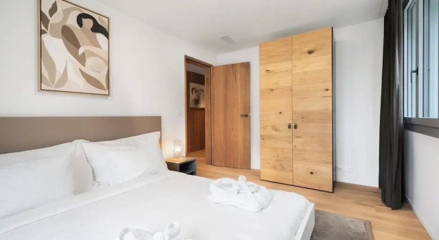 Апартаменты Luxury с 4 комнатами с видом на горы Swiss Hotel Apartments - Engelberg