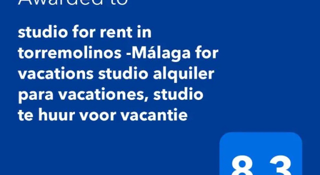 Апартаменты studio for rent in torremolinos -Málaga for vacations studio alquiler para vacationes, studio te huur voor vacantie