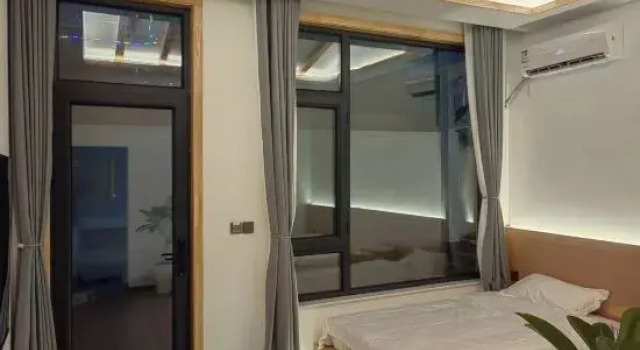 Кровать в общем номере Floral hotel·Qingmu Yayuan hotel