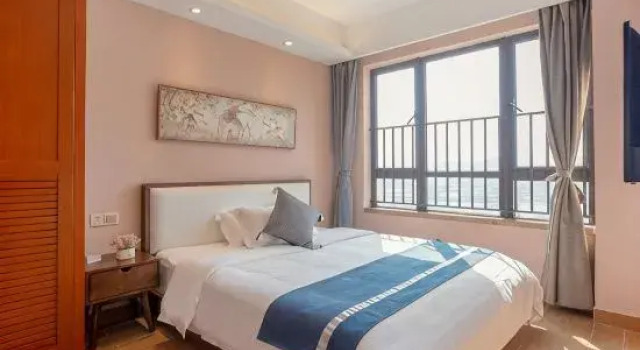 Люкс Deluxe с 2 комнатами с видом на море Yixian Hai'an Seaview Hotel