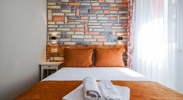 Ekonomický Dvoulůžkový s manželskou postelí pokoj a výhledem na krajinu Ilyada Hotel