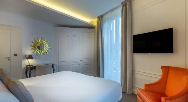 Двухместный room Prestige Comtesse - Вид на Эйфелеву башню с балконом Hôtel La Comtesse