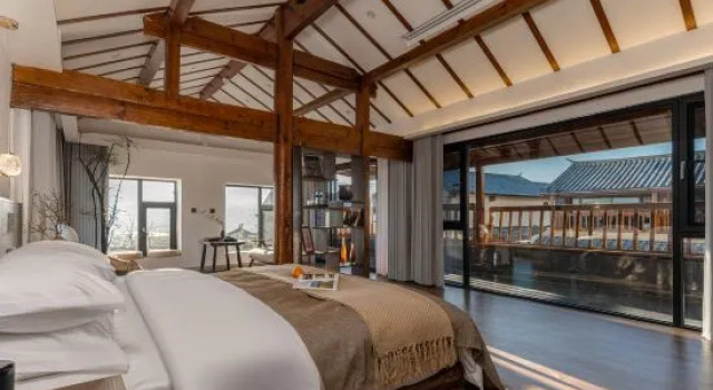 Люкс с красивым видом из окна Shaxi Yanma Scenic Vacation Boutique Stay (Shaxi Ancient Town)