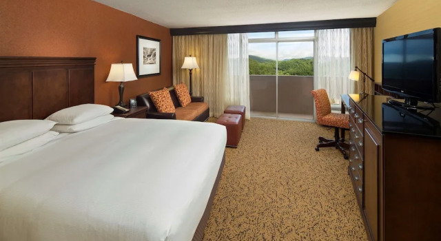 Двухместный номер с балконом и с видом на город The Park Vista - a DoubleTree by Hilton Hotel - Gatlinburg