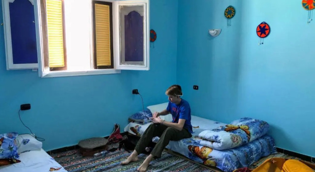 Кровать в общем номере (мужской номер) Nubian Kingdom Aragheed House