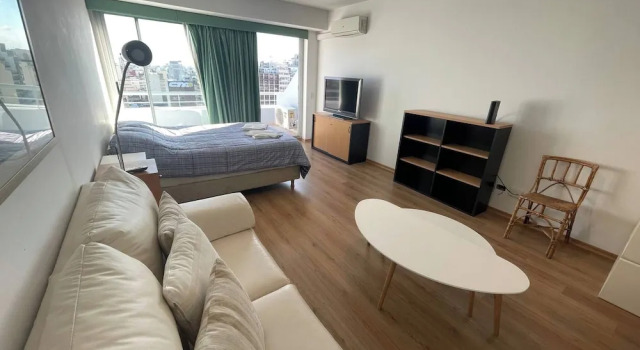 Studio Apartment Panoramic View of Bsas Above 9 de Julio Avenue