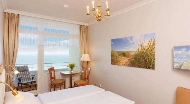 Двухместный номер Standard с видом на море Strandhotel Monbijou GmbH garni