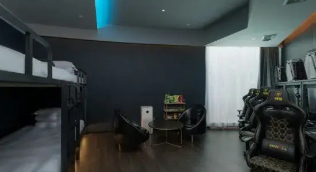 Кровать в общем номере Yueta E-sports Hotel