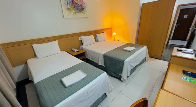 Трёхместный номер Executive Hotel Dan Inn Uberaba & Convenções By Nacional Inn