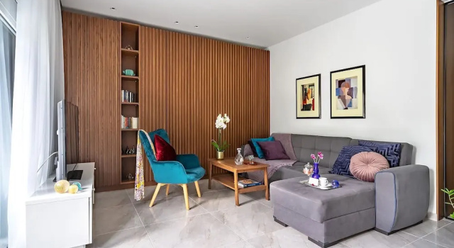 Апартаменты с 2 комнатами с балконом Mandraki City Center Apartments