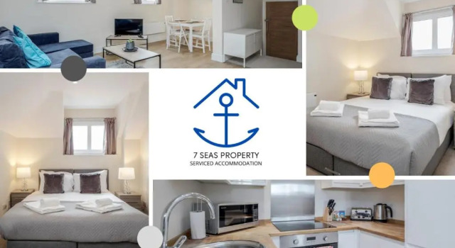 Апартаменты Luxury 1 Bed Snug Central by 7 Seas Property Serviced Accommodation Maidenhead with Parking