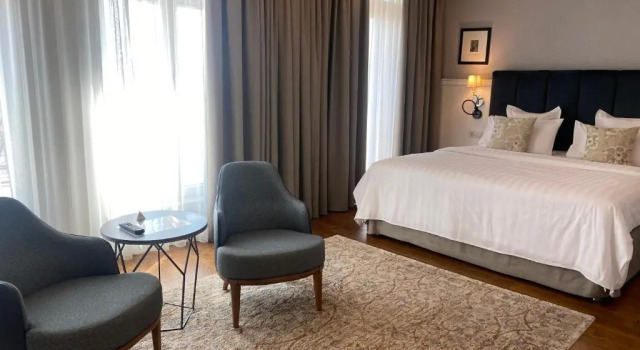 Двухместный номер Standard с балконом и с видом на море Hotel Residence Promenade