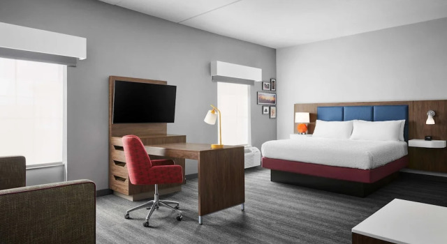 Двухместная Studio Suite Hampton Inn & Suites Charlotte Steele Creek Road, NC