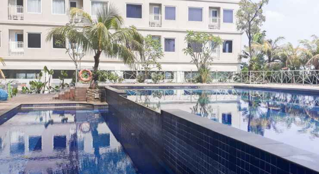 Simply and Cozy Studio Titanium Square Apartment By Travelio, Prenota Appartamento Hotel a Giacarta con piscina, Piscina