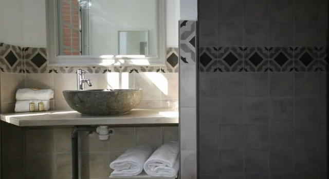 Comfort Kahden hengen huone näkymä puistoon Château de Loubéjac