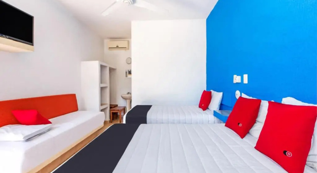 Четырёхместный номер Economy Capital O Hotel El Mejicano, Acapulco