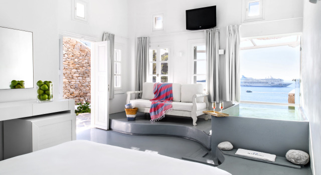 Apanema Resort, Забронировать Курортный отель Курортные отели Миконоса, рядом с Meletopoulou Public Garden, Курортный отель