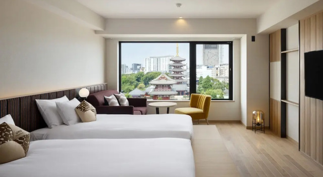 Двухместный номер Deluxe OMO3 Asakusa by Hoshino Resorts