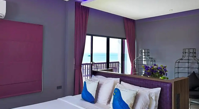 Двухместный номер Deluxe с балконом и с видом на море The Weekend Pattaya