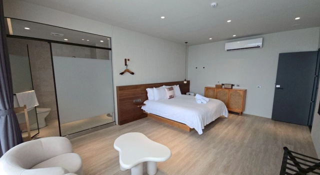Deluxe double chambre Vue montagne Ningxia Light