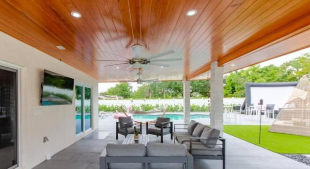 Athletic Villa Football Field Gym Cinema