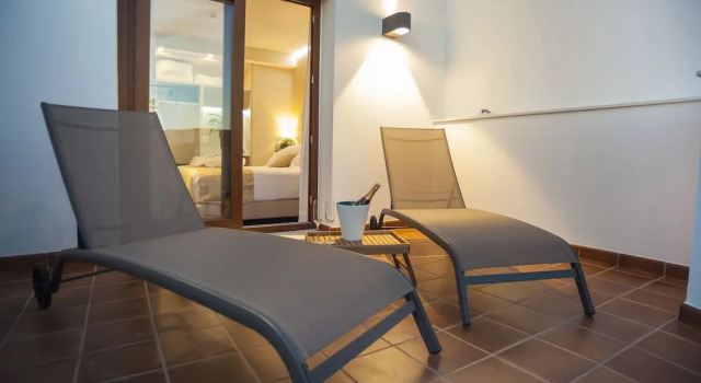 Двухместный номер Deluxe с балконом и с видом на море Hotel Boutique Barra Alta