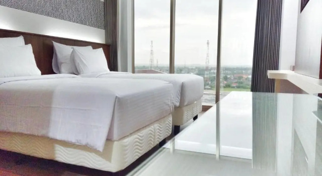 Superior Twin room Sunrise Hotel Mojokerto