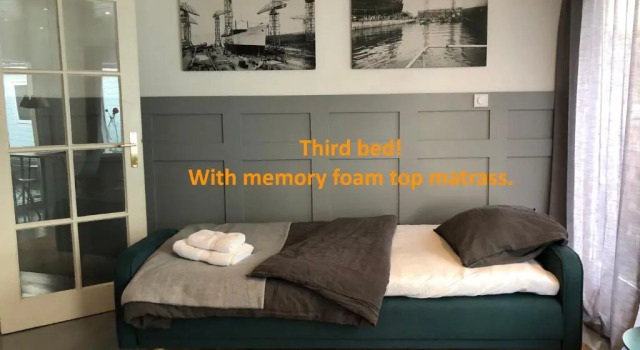 Номер Standard Houseboat apartment with water terrace, free bikes & fast wifi