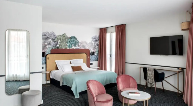 Семейный номер Standard с балконом Best Western Plus Hotel du Pont Wilson