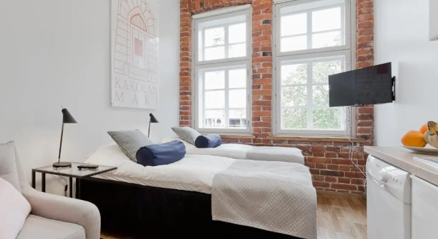 Студия Forenom Serviced Apartments Turku Kakolanmäki