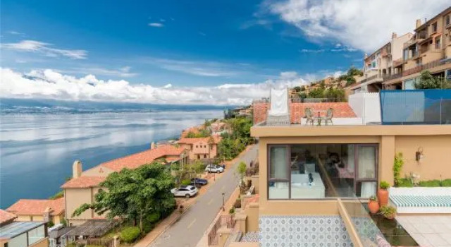 Haizhaoshan • 270-Degree Cliff Seaview Holiday Villa (Dali Haidongfang), Boek Villa Vakantiehuizen in Yunnan, Cottage