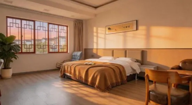 Люкс Comfort Xian Cottage | Flower Admiring Lakeside Villa Courtyard Homestay (Tengyue Ancient Town Branch)