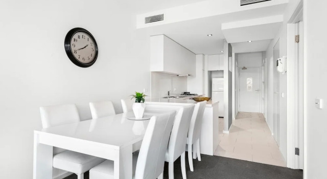 Апартаменты с 2 комнатами с балконом и с видом на реку Waterfront Melbourne Apartments