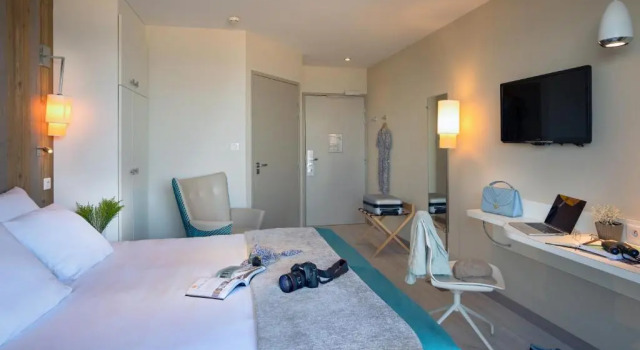 Двухместный номер Standard с частичным видом на море Prévithal Hôtel de la Baie Thalasso & Spa Marin
