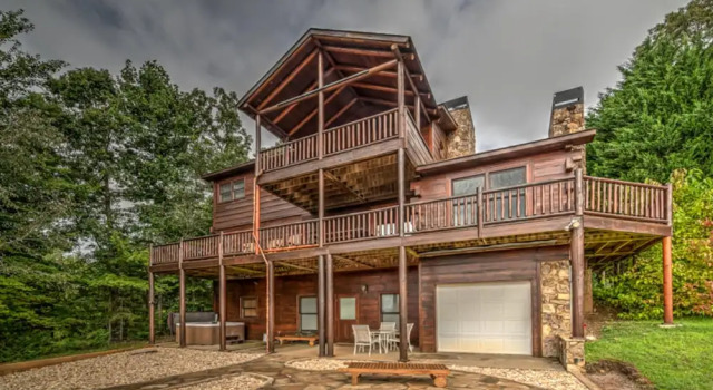 Wander In Lodge by Escape to Blue Ridge, Book Feriehus Villaer i Blue Ridge, Villa