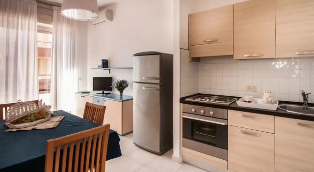 Апартаменты с 2 комнатами с балконом Residence La Rosa di Nettuno